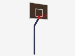 Spor alanı elemanı Basketbol rafı (ağsız) (7915)