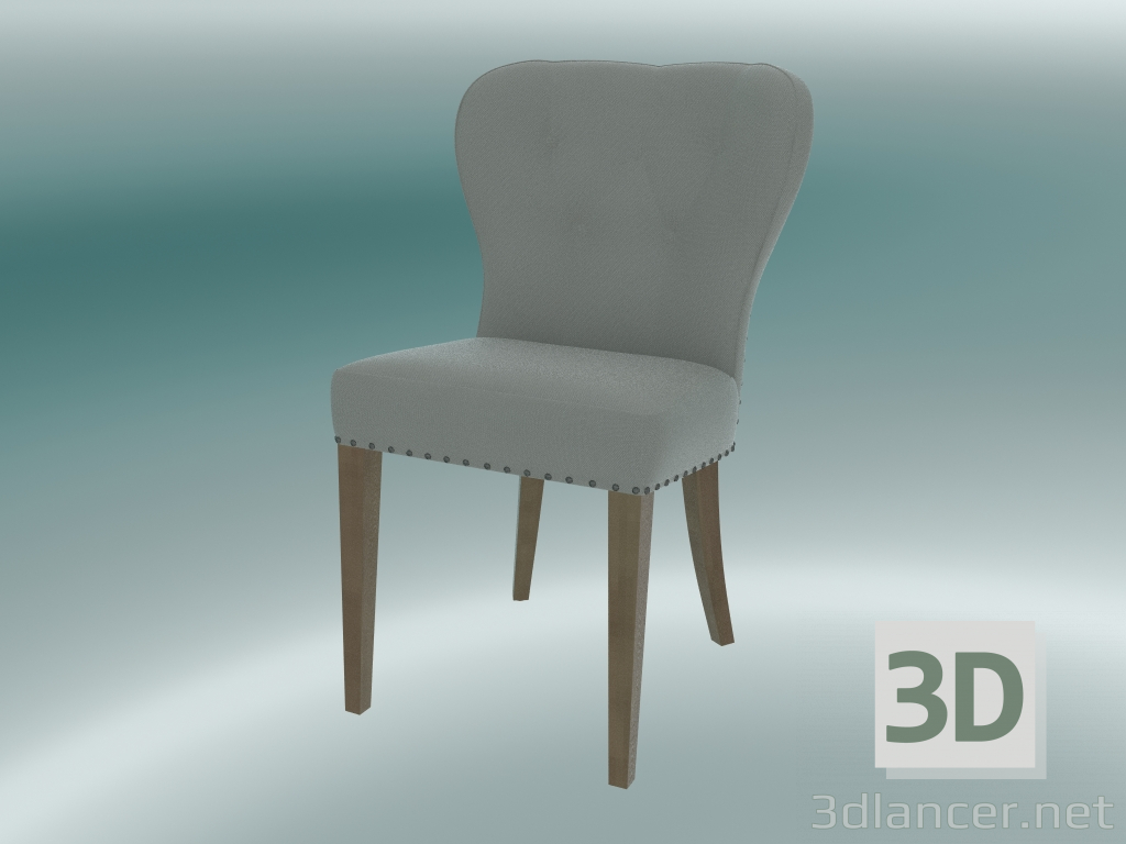 3D Modell Stuhl Catherine (Grau) - Vorschau