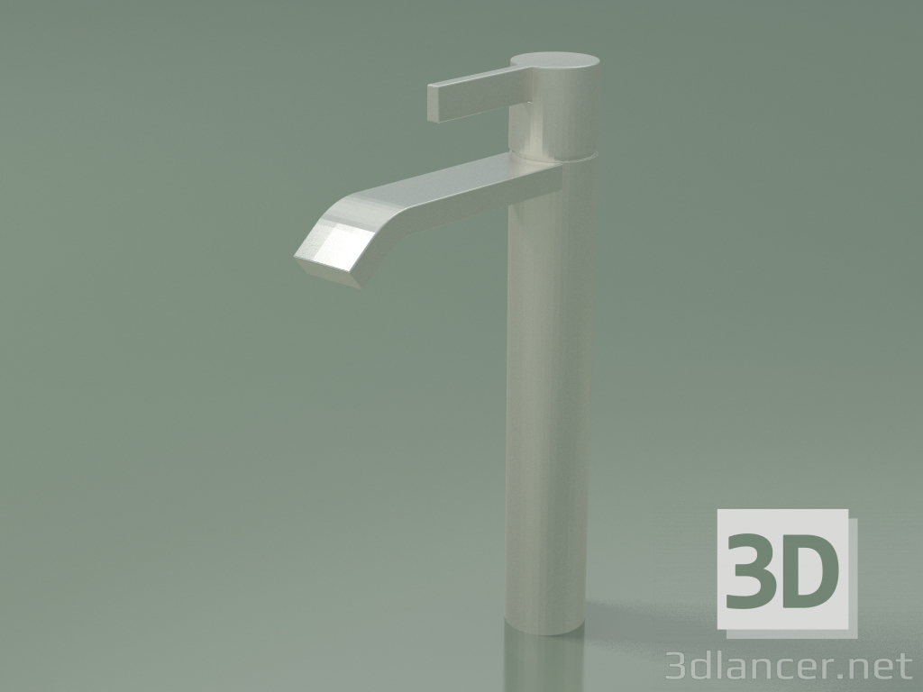 modello 3D Miscelatore monocomando lavabo con supporto allungato (3346770-060010) - anteprima