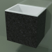 3d model Wall-mounted washbasin (02R123101, Nero Assoluto M03, L 48, P 36, H 48 cm) - preview
