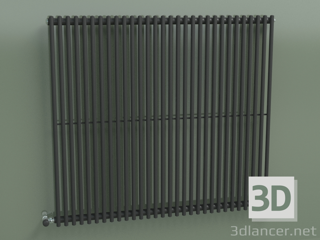 3D modeli Dikey radyatör ARPA 1 (920 30EL, nakliye siyahı RAL 9005) - önizleme