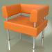 3d модель Кресло Бизнес (Orange leather) – превью