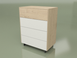 Chest of drawers CN 300 (Champagne, White)