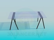 Parietal glass table