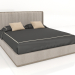 3d модель Ліжко двоспальне (ST701) – превью