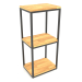 3d model Rack-console rectangular (WOOD FLOOR, 40x30x86, 3 shelves) - preview