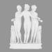 3d model Escultura de mármol Las tres gracias (3) - vista previa