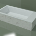3D modeli Tezgah üstü lavabo (01R141102, Carrara M01, L 72, P 36, H 16 cm) - önizleme