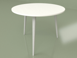 कॉफी टेबल पोलो (पैर सफेद)