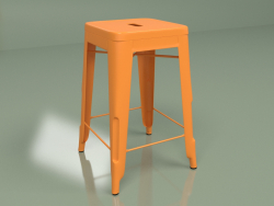 सेमी-बार कुर्सी मरैस रंग (नारंगी)