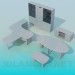 3d model Furniture in the office - preview