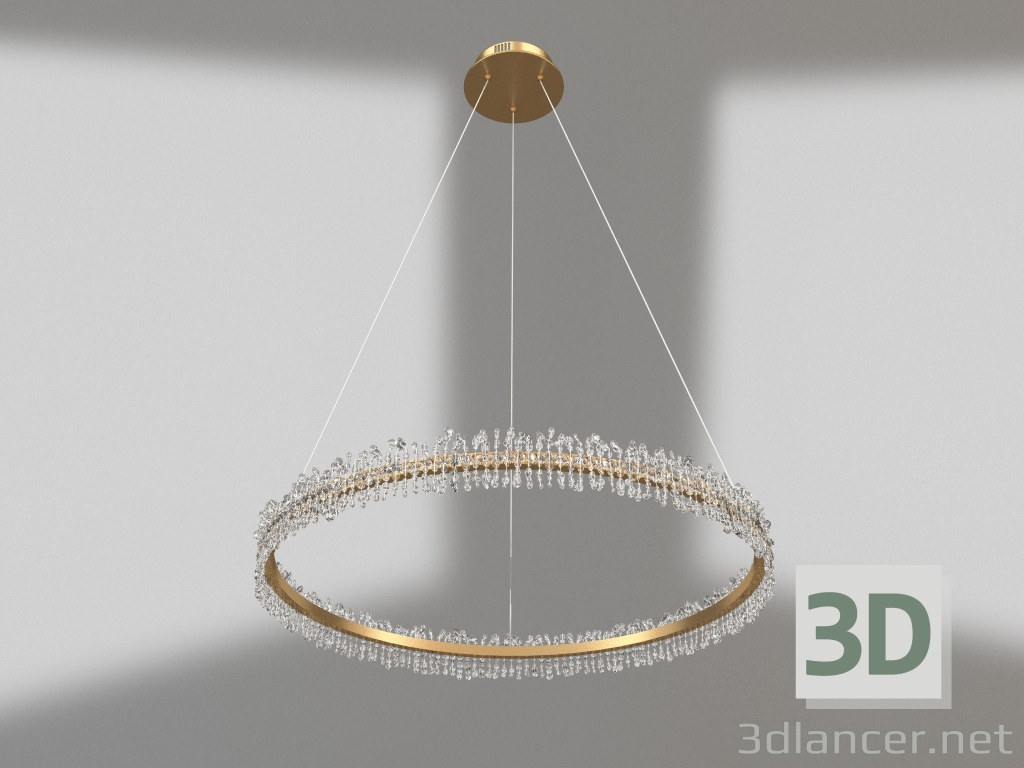 modello 3D Sospensione Laura ottone d60 (08243,36A) - anteprima