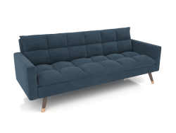 Sofa bed Felicity (dark blue - walnut)