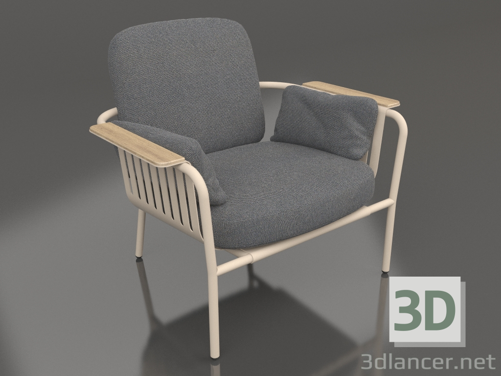 3D modeli Sandalye (Kum) - önizleme