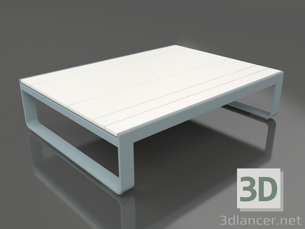 3d модель Кофейный столик 120 (White polyethylene, Blue grey) – превью