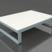 3 डी मॉडल कॉफी टेबल 120 (सफेद पॉलीथीन, नीला ग्रे) - पूर्वावलोकन