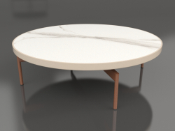 Round coffee table Ø120 (Sand, DEKTON Aura)