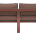 3d Lotus Sofa model buy - render