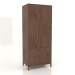 3D Modell Kleiderschrank Kleiderschrank FARGO 900x600x2200 mm (Tabak-Eiche) - Vorschau