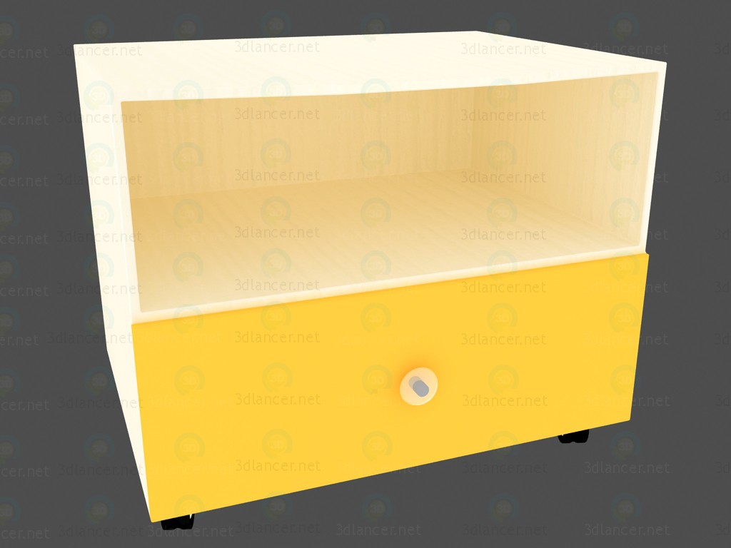 3d model Cabinet for TV LC-210 - preview