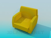Mustard-colored chair