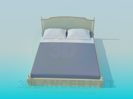 3d model Cama - vista previa