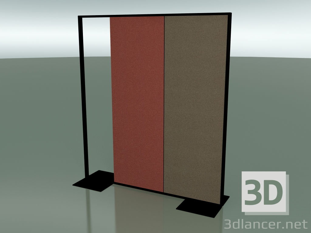 3D Modell Freistehende rechteckige Platte 5107 + 5108 (V39) - Vorschau