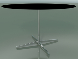 Table ronde 5556 (H 72,5 - Ø 119 cm, Noir, LU1)