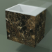 3D modeli Duvara monte lavabo (02R123102, Emperador M06, L 48, P 36, H 48 cm) - önizleme