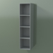 3d model Wall tall cabinet (8DUACC01, Silver Gray C35, L 24, P 24, H 96 cm) - preview