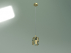 Luminária pendente 50101-1 (ouro pérola)