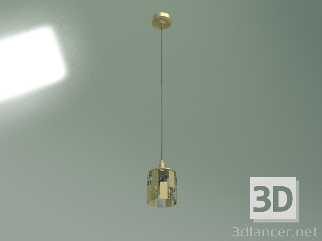 3 डी मॉडल लटकन दीपक 50101-1 (मोती सोना) - पूर्वावलोकन