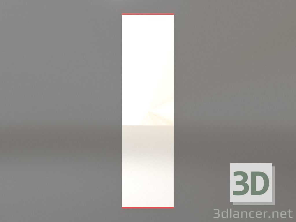 modello 3D Specchio ZL 01 (400х1500, arancio luminoso) - anteprima