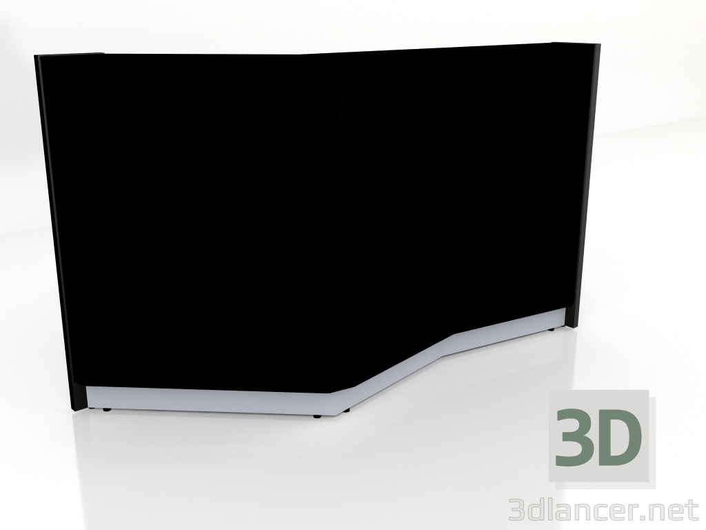 3d model Reception desk Alpa ALP04P (1835x946) - preview