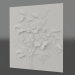 3D Modell Flachrelief-Blumenstrauß - Vorschau