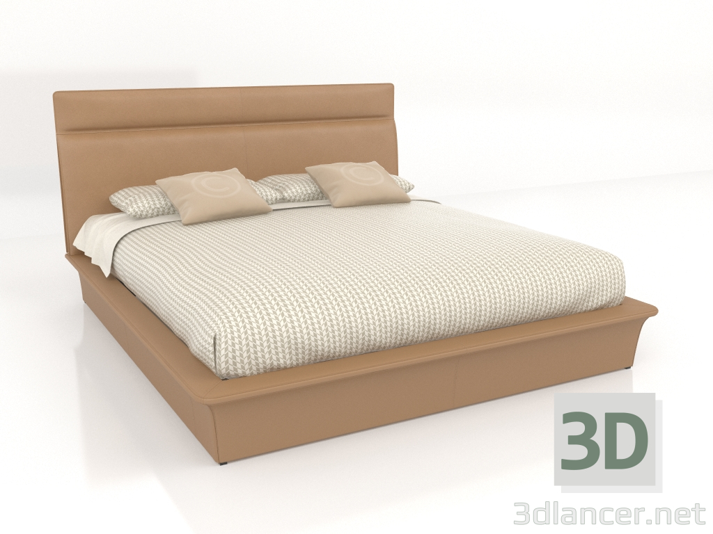 3d модель Кровать двуспальная (ST704B) – превью