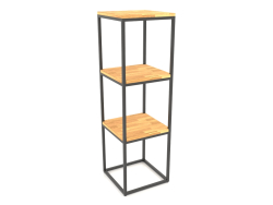 Etagère carrée (PLANCHER BOIS, 40x40x128)