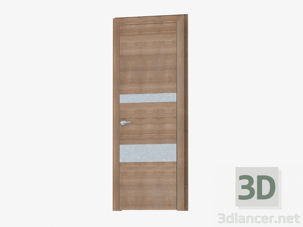 3d модель Двері міжкімнатні (38.31 silver mat) – превью