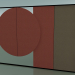 3d модель Окремо стоїть велика кругла + прямокутна панель 5106 (V39) – превью