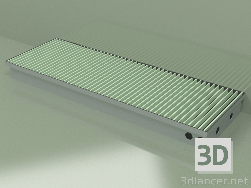 3D modeli Kanal konvektörü - Aquilo FMK (340x1000x90, RAL 6019) - önizleme
