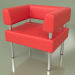 3d model Armchair Business (Red2 leather) - preview