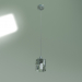3d model Lámpara colgante 50101-1 (cromo) - vista previa