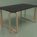 Modelo 3d Mesa de jantar Diox (cinza preta-cinza natural) - preview
