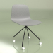 3d model Glide chair on wheels (grey) - preview