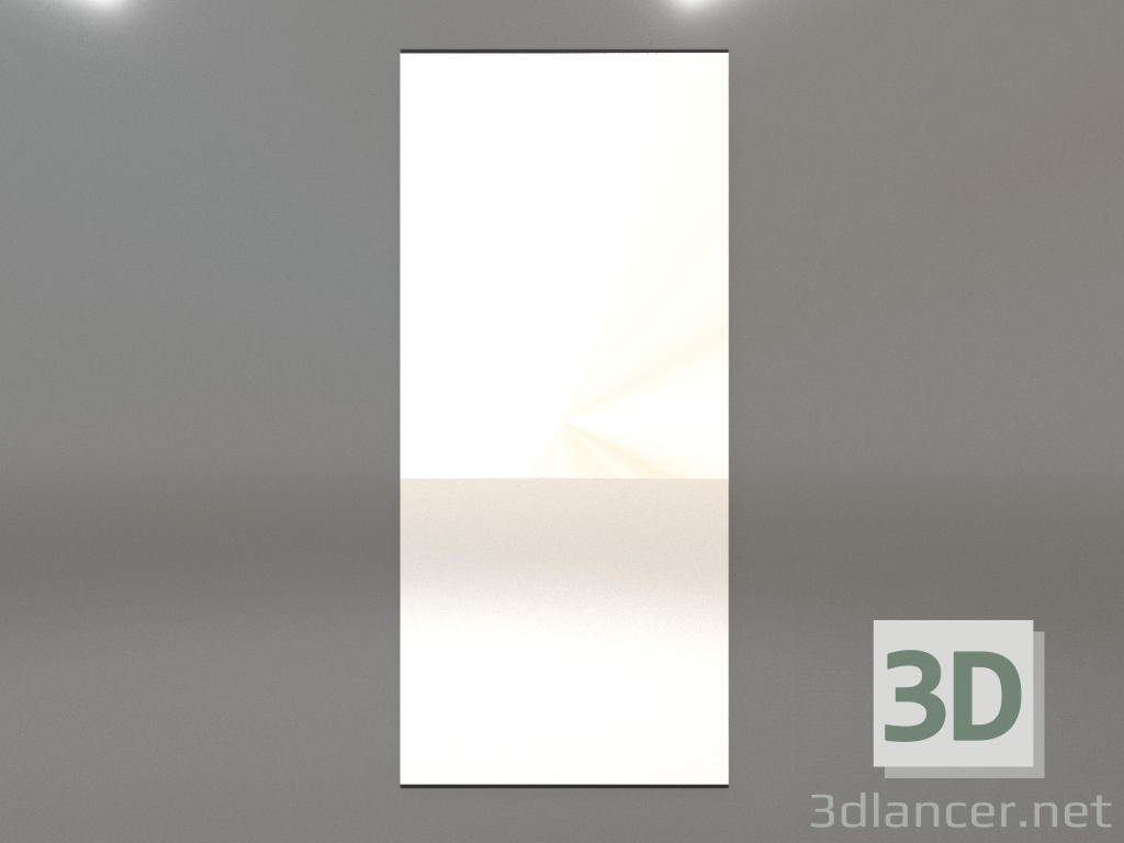 3D modeli Ayna ZL 01 (800х1800, ahşap siyahı) - önizleme
