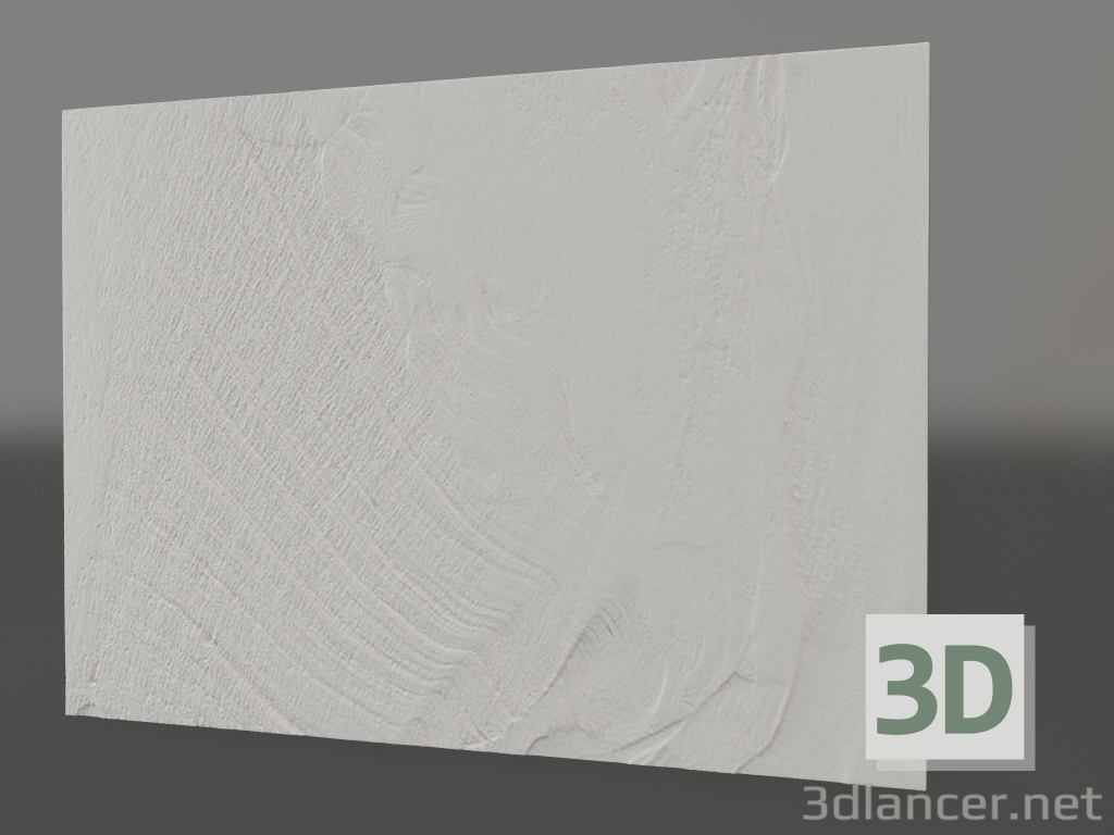 modello 3D Brezza di bassorilievo - anteprima