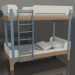 3 डी मॉडल चारपाई बिस्तर ट्यून क्यू (UZTQA2) - पूर्वावलोकन