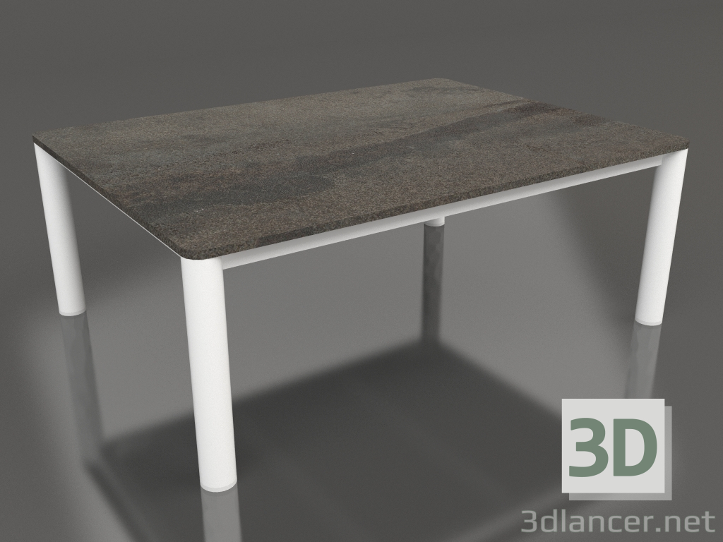 modello 3D Tavolino 70×94 (Bianco, DEKTON Radium) - anteprima