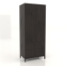 3D Modell Kleiderschrank Kleiderschrank FARGO 900x600x2200 mm (Wenge Eiche) - Vorschau