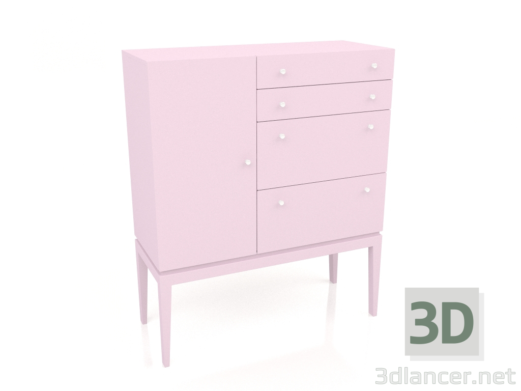 3 डी मॉडल बड़ा स्थिर दराजों वाला संदूक (विकल्प 5) - पूर्वावलोकन